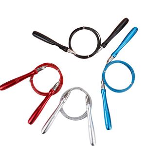 Cuerda de Saltar de Alta Velocidad con Bloqueo Automático, Mango de Aluminio, Cable de Acero, PVC, Cuerda de Saltar Rápida para Fitness, Venta al por Mayor, OEM - Product Image 1