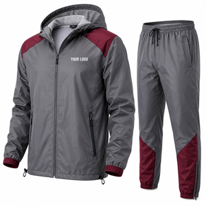 Chaqueta Deportiva Cortavientos Unisex, Transpirable, con Forro de Malla, Puños Elásticos, Cierre con Cordón, Logotipo Personalizado, Capucha, Impermeable, Color Sólido - Product Image 2
