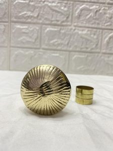 Empuñadura de Bastón de Latón Sólido Moderna, Punta de Bastón de Latón Personalizada OEM de 5 Pulgadas, Fabricante Mayorista de Piezas para Bastones de Uso Exterior - Product Image 5