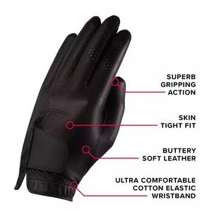 Gant de golf en cuir véritable pour main droite, antidérapant, à enfiler, unisexe, pour le sport - Product Image 3