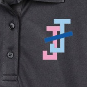 Camisa Polo Negra para Mujer con Botones, Diseño Bordado, Manga Corta, Cuello Camisero, Mezcla de Algodón, Ropa Casual de Golf y Negocios - Product Image 4