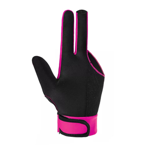 Gants de billard confortables personnalisés à une main, gants de billard OEM à trois doigts en Spandex/Polyester - Product Image 2