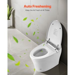 Toilette intelligente allungata con sedile riscaldato per rinfrescare la toilette intelligente - Product Image 6
