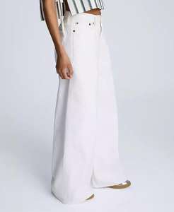 Vaqueros de Pierna Ancha de Tiro Alto para Mujer | Kenneth Cole - Product Image 3