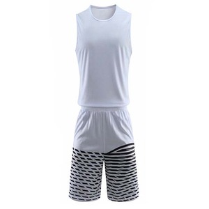 Wholesale OEM Custom Breathable Quick Dry Plus Size Summer Basketball Uniform and <b>Shorts</b> Sublimation Blank Uniform Set - Product Image 5