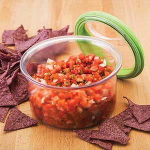 Contenitore Ermetico in Plastica Verde per Conservazione in Cucina di Guacamole Fresco e Alimenti - Product Image 2