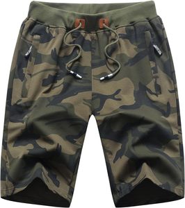 Shorts d'été respirants à cordon de serrage, coupe décontractée, avec poches - Product Image 1