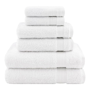 Ensemble de 4 serviettes de toilette en microfibre corail tissée en polyester, écologiques, de qualité supérieure, pour hôtel, spa, maison, salle de bain, douces - Product Image 2