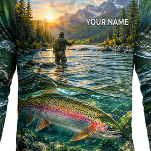 Custom Men's UPF 50+ UV Sun Protection <b>Shirts</b> SPF Quick Dry LONG Sleeve 100%polyester Spandex <b>T</b>-<b>Shirts</b> for Hiking Fishing <b>Swim</b> - Product Image 5