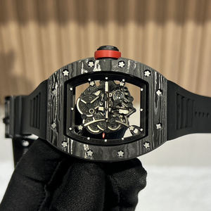 Reloj de Hombre Multifunción de Alta Gama con Logotipo Personalizado, Estilo 35-02, Caja de Fibra de Carbono, Correa de Goma, Mecánico Flyback de Moda - Product Image 4