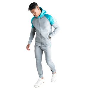 Venta al por mayor de algodón polar personalizado hombres chándales Diseño a rayas Casual manga larga Slim Fitness personalizado invierno deportes chándal - Product Image 4
