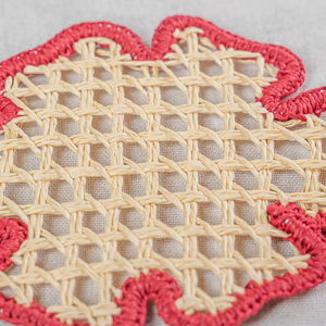 แผ่นรองแก้วทำมือจากเส้นใยกระดาษลายตาข่ายสไตล์วินเทจ ยี่ห้อ JNC Macrame เป็นมิตรกับสิ่งแวดล้อม ขนาด 12 ซม. สำหรับตกแต่งโต๊ะ งานแต่งงาน งานเลี้ยงวันหยุด - Product Image 5