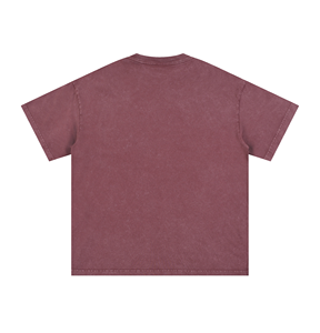 เสื้อยืดคอตตอนทรงโอเวอร์ไซส์สไตล์วินเทจแนวสตรีทแวร์ ใส่สบายทรงหลวม แขนสั้น ยูนิเซ็กส์ สำหรับฤดูร้อน - Product Image 2