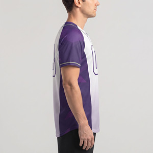Maillot de baseball personnalisé à boutons, design personnalisé, maillot de baseball pour homme, sublimation - Product Image 3