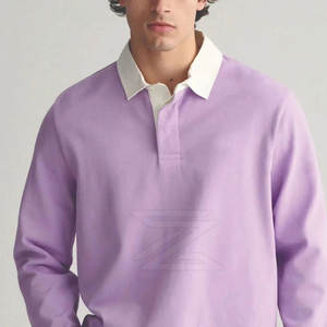 Camiseta de Entrenamiento de Manga Larga para Hombre, Camiseta de Rugby de Algodón Suave y Duradero, Manga Larga 2026 - Product Image 2