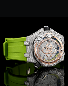 Reloj de Pulsera de Lujo con Diamantes Moissanite para Hombre, con Incrustaciones Completas de Piedras - Product Image 2