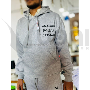 Survêtements en coton lourd personnalisé pour hommes, imprimé vintage vieilli, jogging graphique délavé à l'acide, ensemble 2 pièces pour l'hiver - Product Image 2