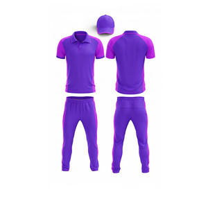Uniforme de cricket personnalisé par sublimation, tenue d'équipe professionnelle |   Tenue complète d'équipe de cricket pour hommes, femmes et jeunes : polo et pantalon - Product Image 3