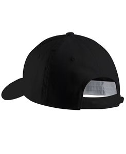 Gorra de Béisbol Negra de 6 Paneles, Unisex, Ajustable, de Color Sólido, de Sarga de Algodón, Informal, para Adultos, para las Cuatro Estaciones - Product Image 2