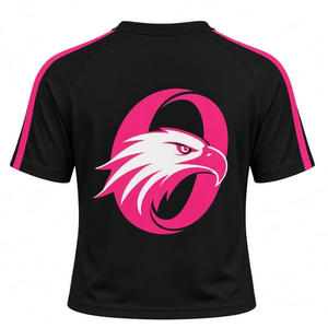 Conjunto de Uniforme Deportivo Negro y Rosa, Top de Manga Corta, Falda Plisada, Ropa Deportiva para Equipos, Entrenamiento, Práctica y Competencia - Product Image 5