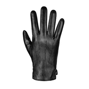 Gants d'hiver rétro en cuir de mouton véritable pour hommes, compatibles écran tactile, pour usage quotidien et sportif, vente en gros usine - Product Image 2