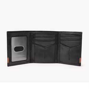 Cartera de Viaje Delgada y Minimalista para Hombre, 100% Cuero Vacuno Genuino, Ranuras para Tarjetas, Bolsillo Extraíble, Color y Logotipo Personalizables, Estilo Deportivo - Product Image 4