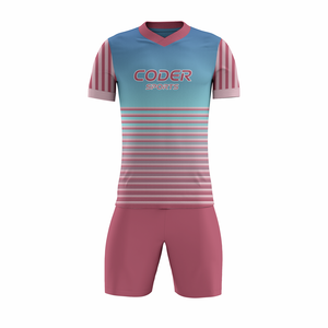 CODER SPORTS Fabricante de Uniformes de Fútbol Personalizados Premium, Camiseta de Fútbol Transpirable para Equipos, Logotipo Personalizado, Nombre, Número, MOQ al por Mayor - Product Image 1