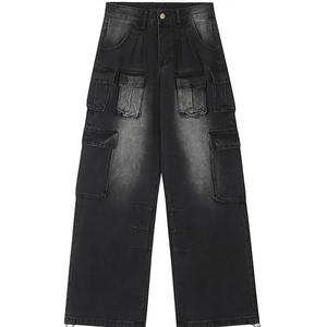 BEST ROCK INTERNATIONAL Jean bleu pour homme haut de gamme, coupe décontractée, jambe droite, 100% Coton respirant, taille mi-haute, Nouvelle Arrivée 2026 - Product Image 3