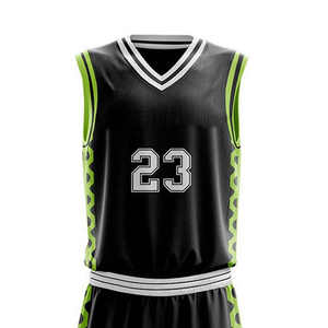 Uniformes de Baloncesto al por Mayor 2026, Ropa Deportiva Negra Sublimada, Uniformes de Baloncesto OEM 100% - Product Image 3