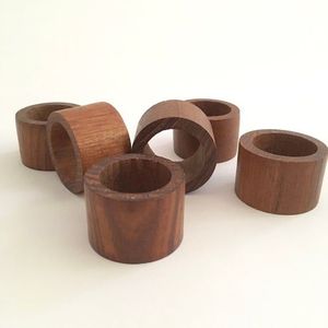Wooden <b>Wedding</b> Napkin Holder & <b>Tissue</b> Stand India Design Durable Round Wood Napkin Stand - Product Image 1