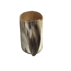 Taza de Cuerno Vikinga Hecha a Mano, Ecológica, Segura para Alimentos, Duradera, de Cuerno de Búfalo Natural, Mitología Nórdica, Taza Medieval para Cerveza, Regalo - Product Image 6