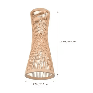 Lampe en bambou tissée à la main, éclairage décoratif en bambou pour l'aménagement intérieur de boutiques, en provenance du Vietnam - Product Image 6