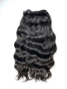 ผมแท้สีดำแบบลอนคลายเป็นช่อ  แบบ Remy  พร้อมห่วงสำเร็จรูป  ขนาด 20 นิ้ว  แบบ Single Drawn คุณภาพพรีเมียม - Product Image 3