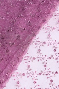 Tela de Encaje con Lentejuelas y Bordado Floral de Lujo, Material Textil Pesado para Vestidos de Novia, Material de Alta Costura - Product Image 3
