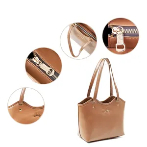 New Arrival Luxury Ladies PU Leather Shoulder <b>Bags</b> Golden Chain Fashionable Brand Handbags for Women Single Summer Winter - Product Image 3