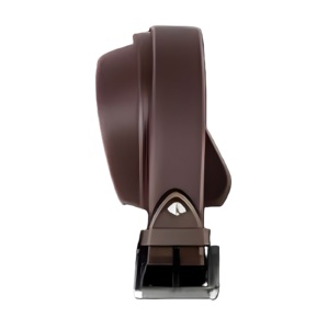 Cinturón de Cuero Color Borgoña con Borde de Pluma para Hombre, Calidad Premium, Elegante, Duradero, Ajustable, Accesorio de Moda para Uso Diario - Product Image 2
