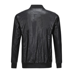 Nouvelle veste en cuir streetwear pour homme, imperméable, coupe-vent, respirante, écologique, pour la saison hivernale, couleur et taille personnalisées, haute qualité - Product Image 2