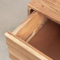 Table de chevet en bois d'acacia Vandana Nova Nimbus