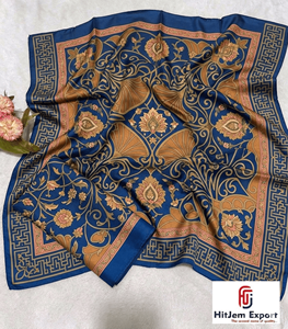Écharpe en satin tendance, tissu imprimé sur mesure, fabricant OEM ODM avec logo de marque privée pour la promotion de la marque - Product Image 5