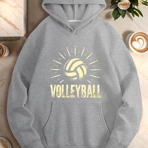 เสื้อมีฮู้ดลำลองสำหรับผู้หญิงเสื้อวอลเลย์บอลสไตล์สปอร์ต - Product Image 4