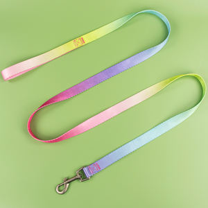 Correa para Perro Imra Impex, Diseño Degradado Arcoíris, Nylon Resistente, Impermeable, Ecológica, Hebilla Metálica de Liberación Fácil, para Pasear - Product Image 3