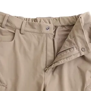 Pantalones Cargo para Hombre con Cordón Elástico en la Cintura, Bolsillos con Solapa, Estilo Urbano, Joggers Holgados, para Senderismo, Aventuras al Aire Libre, Estilo Casual - Product Image 4