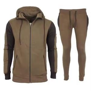 Chándales de Algodón y Poliéster Gruesos con Capucha y Estampado Sólido de Alta Calidad para Mujer, Diseño Personalizado OEM para Hombre 2026 - Product Image 1