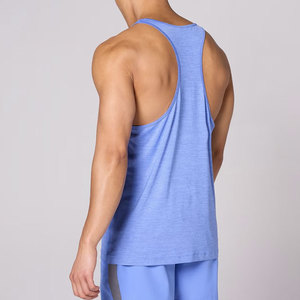 Wholesale Custom <b>Slim</b> Fit Top Selling Summer Casual Design Custom Logo Plain Comfortable Wear <b>Men's</b> Gym <b>Vest</b> Tank Top Breathable - Product Image 5