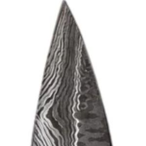 Cuchillo de Caza de Hoja Fija de Damasco con Mango de Hueso de Marfil, Forjado a Mano, para Camping, Supervivencia y Uso al Aire Libre, Personalizado OEM - Product Image 4