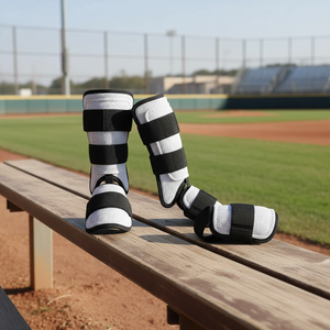 Protector de Pierna de Béisbol Profesional, Tallas Juveniles y para Adultos, Equipo de Protección Duradero de Primera Calidad, Opciones Personalizadas, Protector de Espinilla - Product Image 2