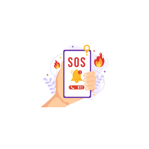Ứng dụng SOS để ứng phó khẩn cấp tăng cường an toàn ứng dụng SOS xây dựng một Kỷ Nguyên Mới Trong cá nhân - Product Image 1