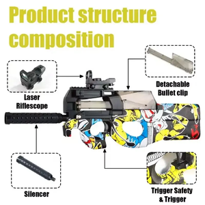 Pistola <span class=keywords><strong>Giocattolo</strong></span> Elettrica P90 Automatica per Bambini, Bestseller per Giochi all'Aperto - Product Image 3