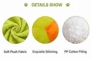Juguete de Peluche Suave para Niños, Seguro para Bebés, Ligero, Colorido, para Jugar en Interiores, Relleno de Fibra de Tela Velboa - Product Image 3