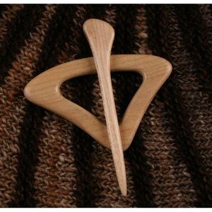 Épingle à cheveux en bois durable faite à la main, accessoire de bijouterie écologique - Product Image 6